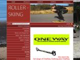 Screenshot of Rollerskiing.co.uk