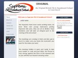 Screenshot of Supreme Ski and Snowboard School