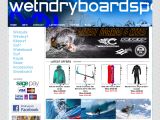 Screenshot of wetndryboardsports.com