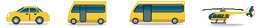 La Polsa Transfer options - private hire, minibus, shuttle, coach and helicopter