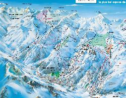 Val d'Isère Trail Map
