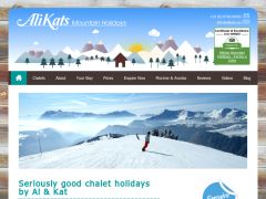 Screenshot of Alikats Mountain Holidays