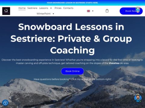 Snowboard Lessons Sestriere | Private & Group Coaching