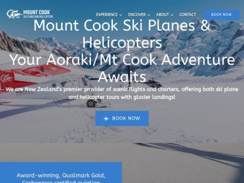Mt Cook Ski Planes and Helicopters
