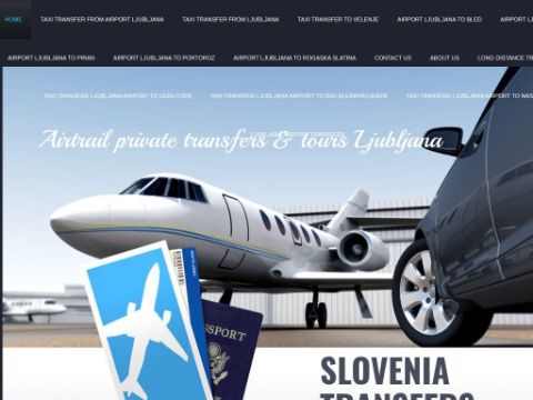 Airtrail Slovenia low cost airport and tourist transfers