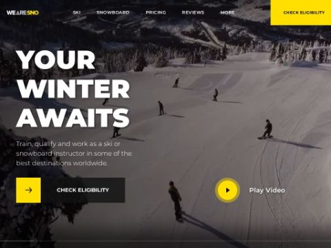 WE ARE SNO Instructor Internships