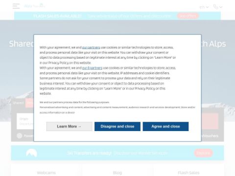 Shared & Private Ski Transfers in the Swiss and French Alps