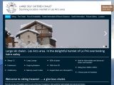 Screenshot of Chalet Les Arcs France:: Luxury Ski Chalet