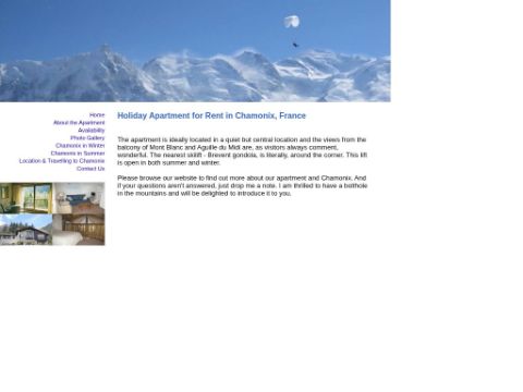 Chamonix Apartment for Rent