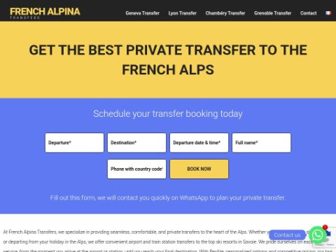 French Alpina Transfers, private transfer to the French Alps