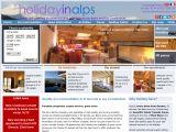 Screenshot of Holiday in Alps - self catered accommodation