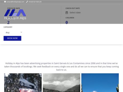 Holiday in Alps - self catered accommodation