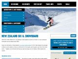 Screenshot of Ski New Zealand