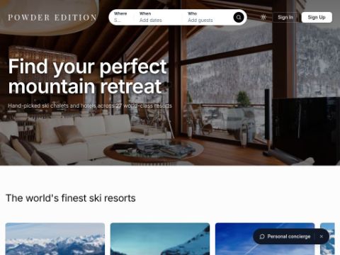 Powder Edition - Luxury Ski Chalets & Winter Vacation Rentals