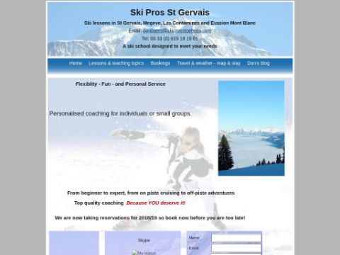 Ski Pros St Gervais - Independent Ski Instructor