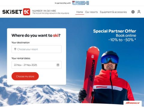 SkiSet - European Ski Hire Discounts