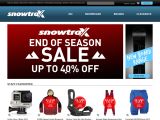 Screenshot of Snowtrax Store