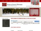 Screenshot of Steamboat Springs Real Estate information