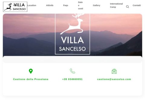 Villa Sancelso a Castione della Presolana
