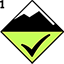 Avalanche Risk Level 1 Flag