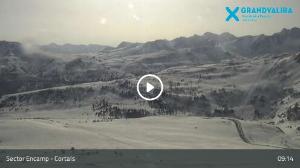 WebCam showing current Snow conditions in Encamp, &copy;wtvthmb.feratel.com