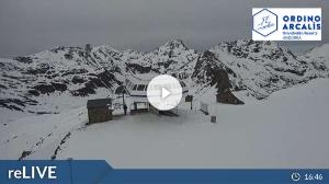 WebCam showing current Snow conditions in Ordino-Arcalís, ©wtvthmb.feratel.com