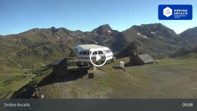 WebCam showing current Snow conditions in Ordino-Arcalís