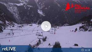 WebCam showing current Snow conditions in Pal-Arinsal, ©wtvthmb.feratel.com