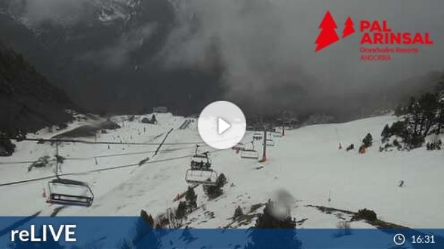 WebCam showing current Snow conditions in Pal-Arinsal