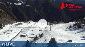 WebCam showing current Snow conditions in Pal-Arinsal, ©wtvthmb.feratel.com