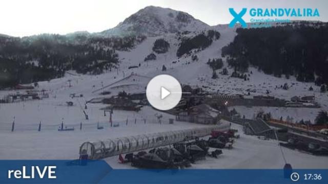 WebCam showing current Snow conditions in Pas de la Casa / Grau Roig