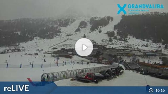 WebCam showing current Snow conditions in Pas de la Casa / Grau Roig