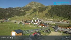 WebCam showing current Snow conditions in Pas de la Casa / Grau Roig, &copy;wtvthmb.feratel.com