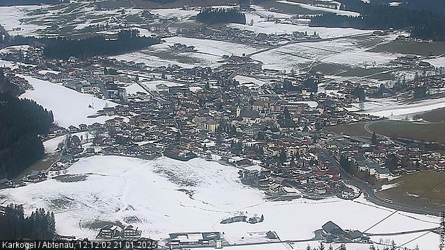 WebCam showing current Snow conditions in Abtenau