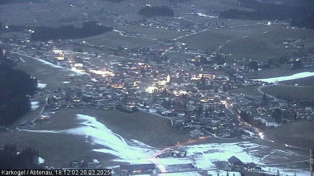 WebCam showing current Snow conditions in Abtenau