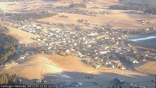 WebCam showing current Snow conditions in Abtenau