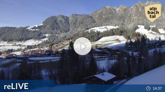 WebCam showing current Snow conditions in Alpbach