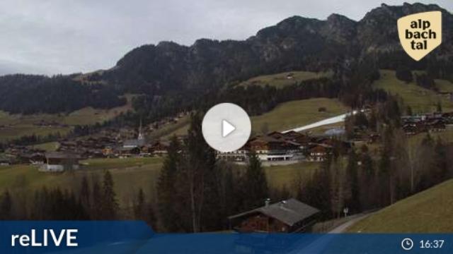 WebCam showing current Snow conditions in Alpbach