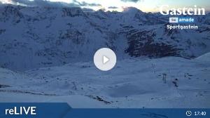 WebCam showing current Snow conditions in Bad Gastein, ©wtvthmb.feratel.com