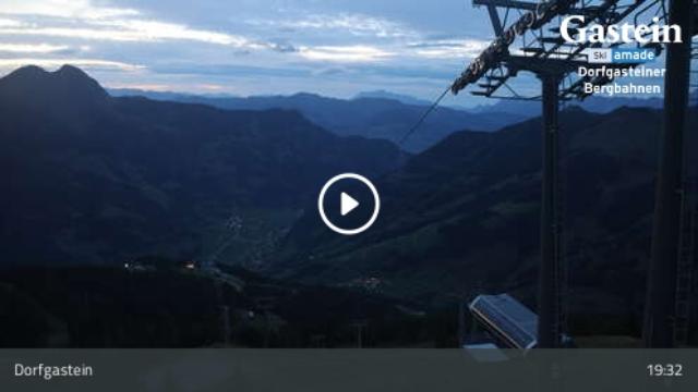 WebCam showing current Snow conditions in Dorfgastein
