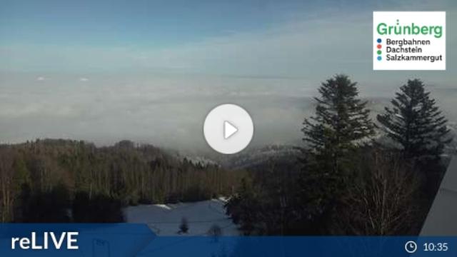 WebCam showing current Snow conditions in Gmunden