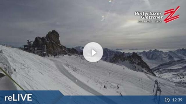 WebCam showing current Snow conditions in Hintertux