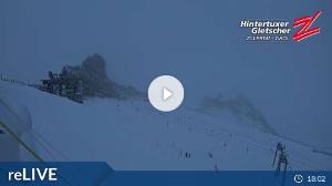 WebCam showing current Snow conditions in Hintertux, ©wtvthmb.feratel.com