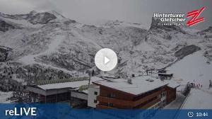 WebCam showing current Snow conditions in Hintertux, ©wtvthmb.feratel.com