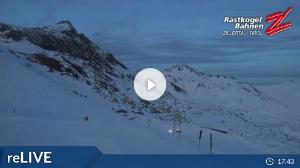 WebCam showing current Snow conditions in Hintertux, ©wtvthmb.feratel.com