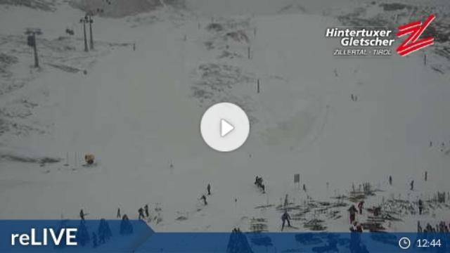 WebCam showing current Snow conditions in Hintertux