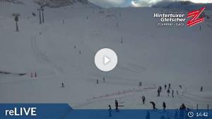 WebCam showing current Snow conditions in Hintertux, ©wtvthmb.feratel.com