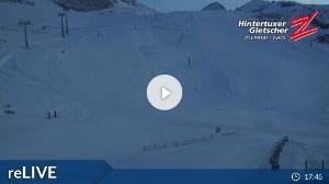 WebCam showing current Snow conditions in Hintertux, ©wtvthmb.feratel.com