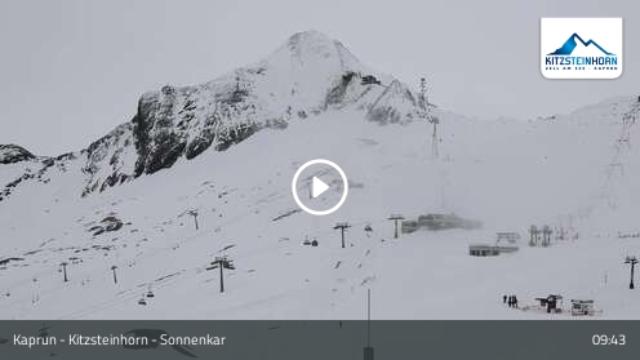 WebCam showing current Snow conditions in Kaprun