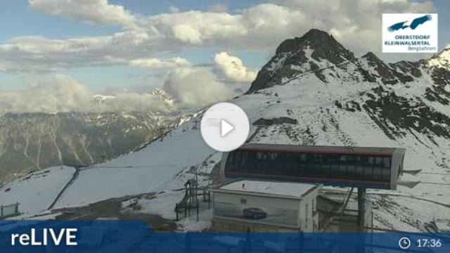 WebCam showing current Snow conditions in Kleinwalsertal